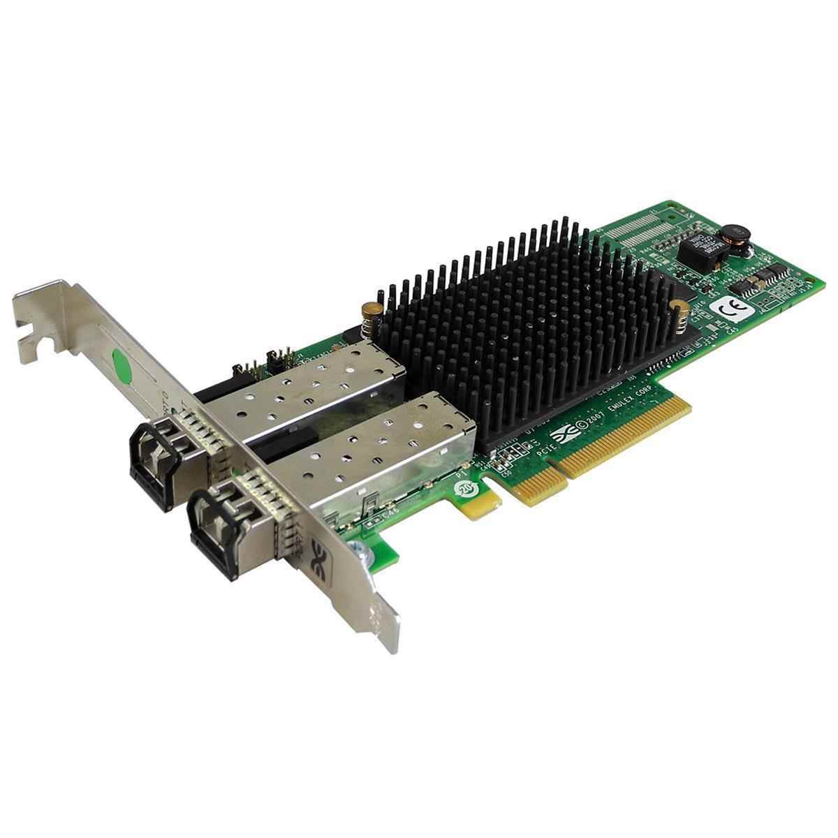IBM 5287 74Y3457 Emulex P005414 Dual-Port 10GE SFP+ PCIe x8 Server Adapter + GBICs FP