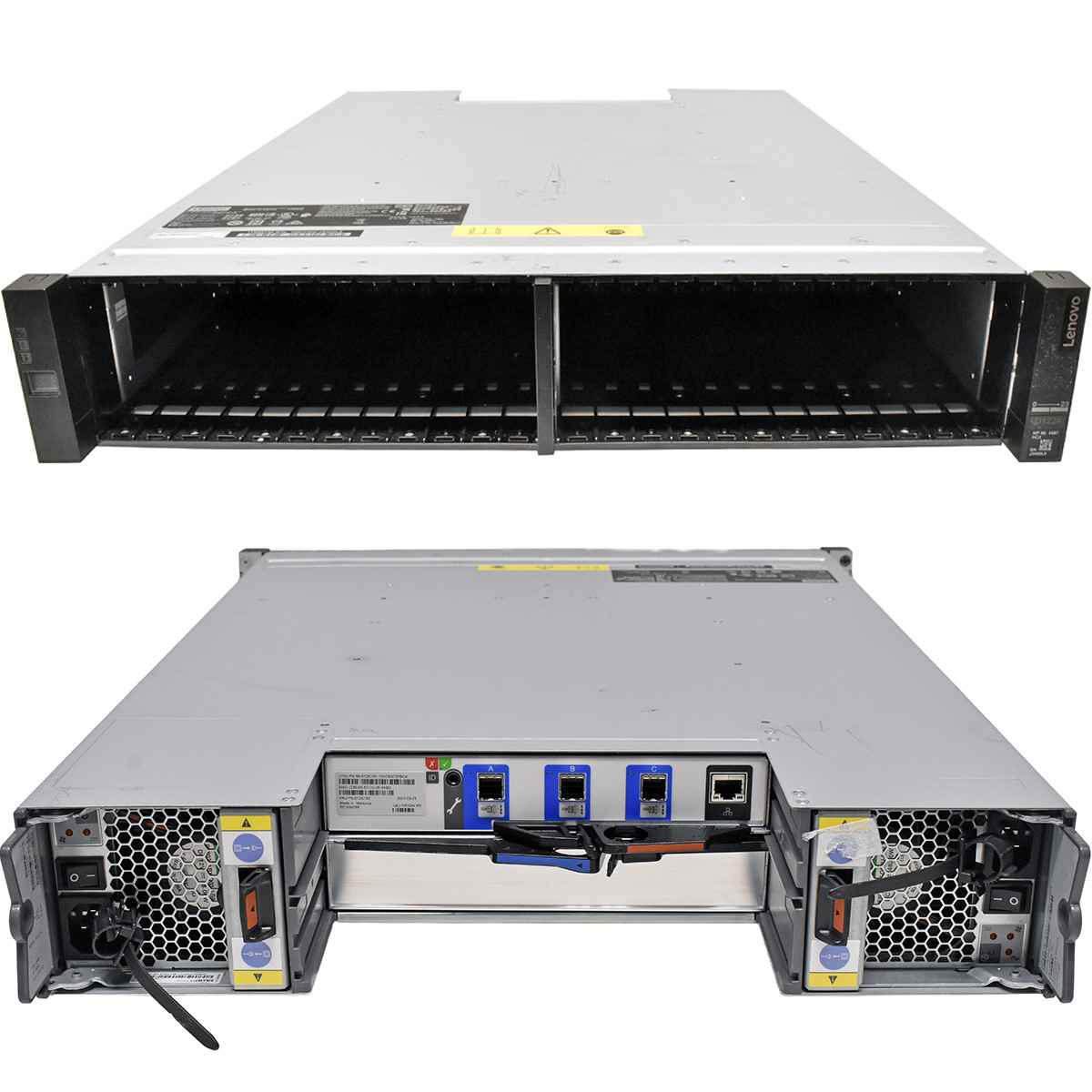 Lenovo Compellent Enclosure EB-2425 D1224 2U 1x 12 Gb/s SAS 24x 2.5 Bay 2x PSU Lenovo Compellent Enclosure EB-2425 D1224 2U 1x 12 Gb/s SAS 24x 2.5 Bay 2x PSU