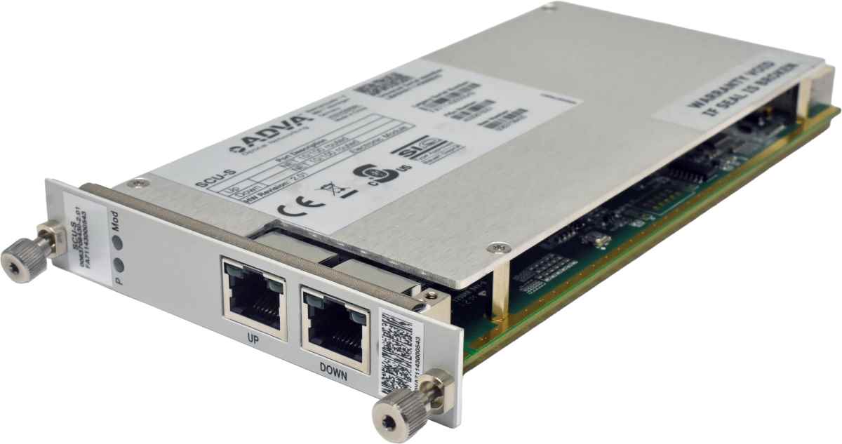 ADVA SCU-S 0063708430 Dual-Port RJ-45 NIC for FSP 3000R7