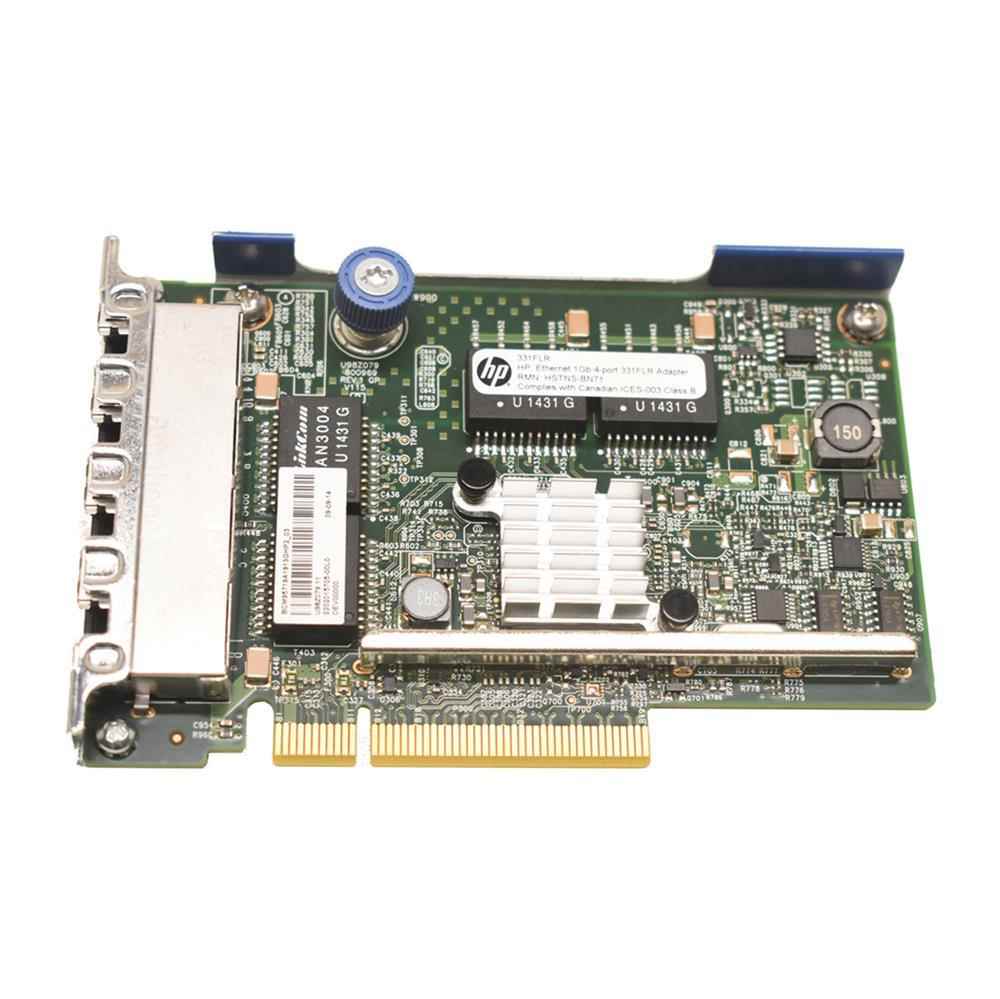 HP Ethernet 1Gb 4-port 331FLR Adapter DL580 G8 HSTNS-BN71 789897-001 HP Ethernet 1Gb 4-port 331FLR Adapter DL580 G8 HSTNS-BN71 789897-001