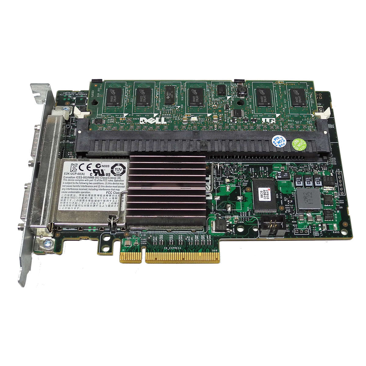 DELL-PERC-6-E-3-Gb-s-PCI-E-x8-SAS-RAID-Controller-002.jpg DELL PERC 6/E 3 Gb/s PCI-E x8 SAS RAID Controller 0J155F 0FY374 0PR174 0F989F