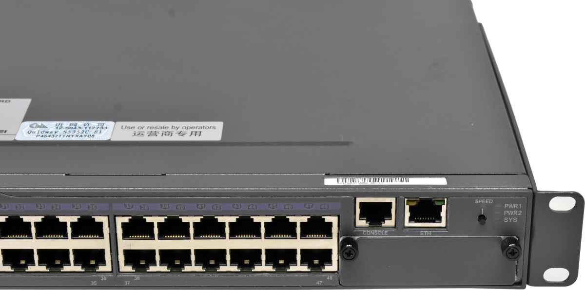 Huawei Quidway S5300 Series S5352C-EI 48-Port RJ-45 GE Huawei Quidway S5300 Series S5352C-EI 48-Port RJ-45 GE