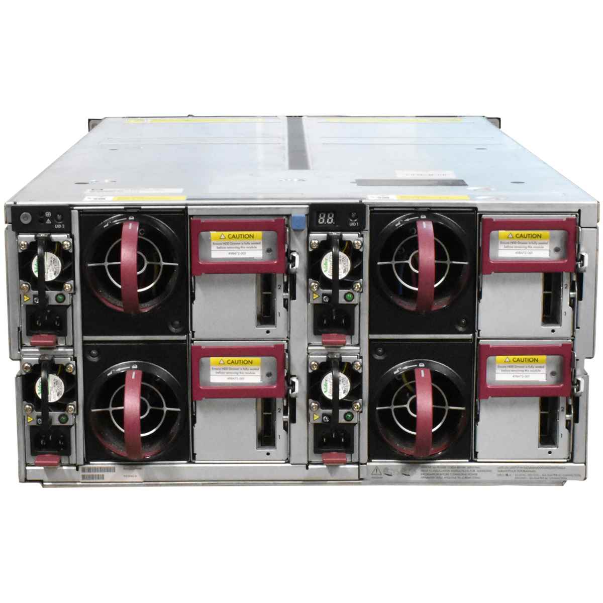 HP D6000 QQ695A 70x Bay 3.5 Zoll LFF 19 Zoll Disk Array 4x PSU no HDD HP D6000 QQ695A 70x Bay 3.5 Zoll LFF 19 Zoll Disk Array 4x PSU no HDD