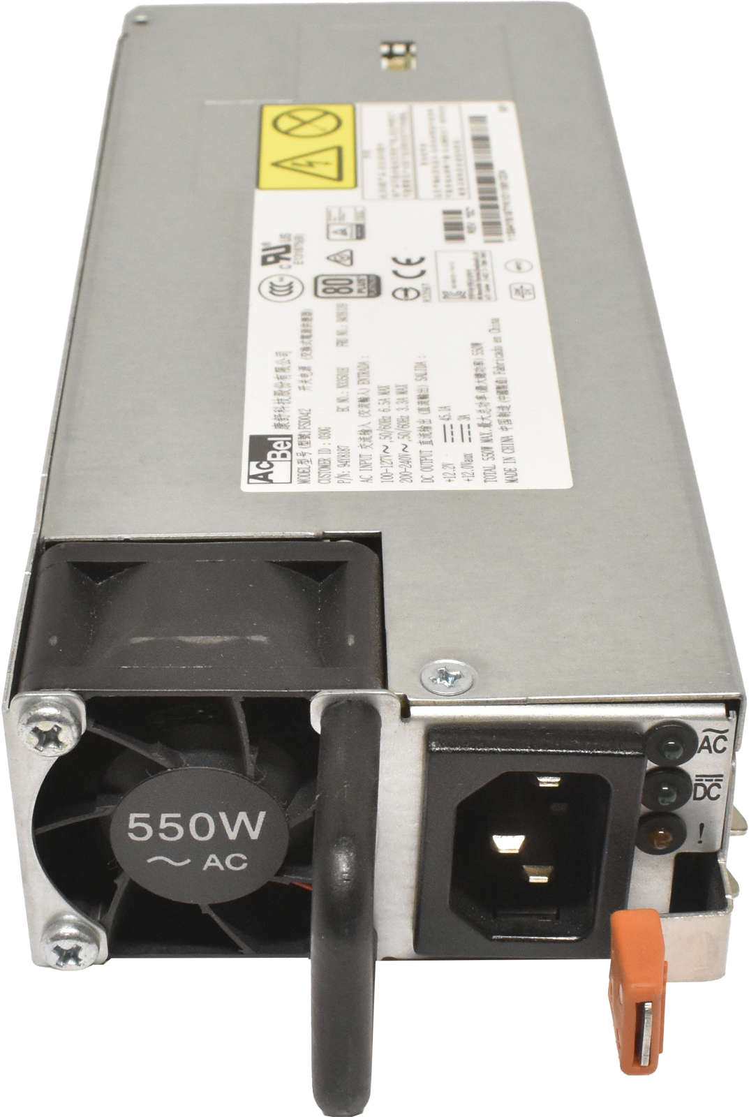 IBM AcBel Netzeil / PSU 550W FSD042 Für Lenovo System X3650 M5 94Y8187 94Y8139