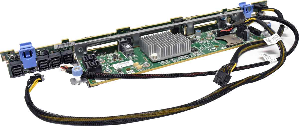 DELL PowerEdge R630 SAS Backplane Assembly 10x2.5” 03XTYM 022VC9 0HRKY6 3x Kabel