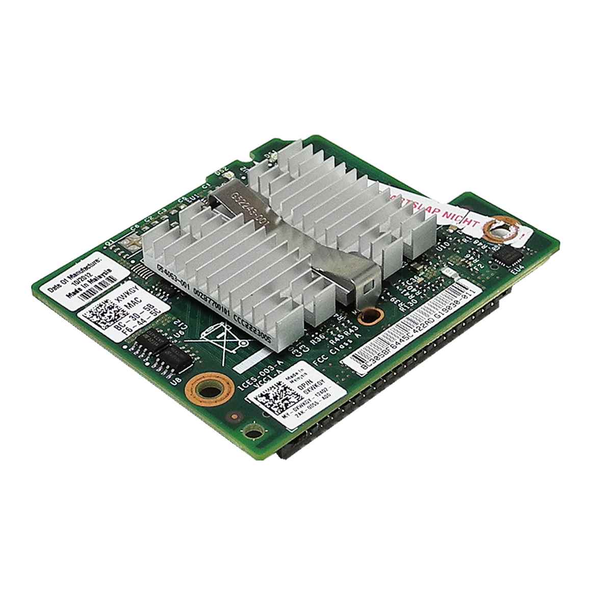 DELL Intel X520 KR Dual Port 10 Gigabit Ethernet Mezzanine Card 0XWKGY DELL Intel X520 KR Dual Port 10 Gigabit Ethernet Mezzanine Card 0XWKGY