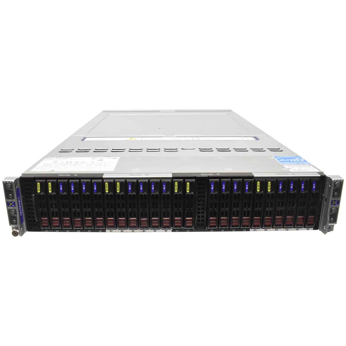 Nutanix 4 Node Server NXS2U4NS24G600 4x Node 2x PSU 2090W CSE-217B 24x SFF Nutanix 4 Node Server NXS2U4NS24G600 2x Node 2x PSU 2090W CSE-217B 24x SFF