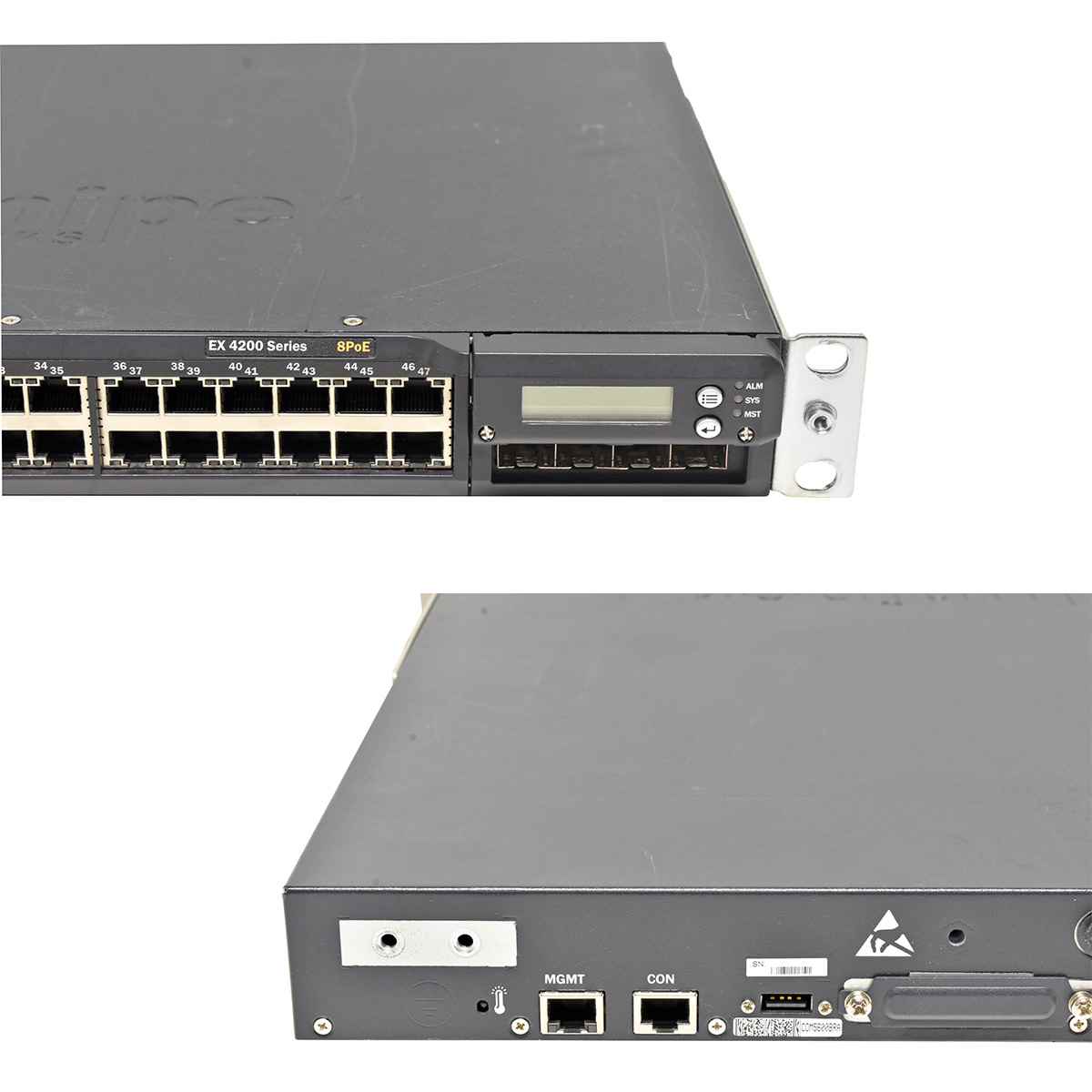 Juniper EX4200-48T 48-Port GE 8-Port PoE +Module 4x1G SFP Juniper EX4200-48T 48-Port GE 8-Port PoE +Module 4x1G SFP