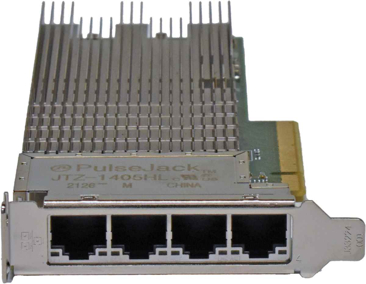 Dell 008XJ7 Intel XL710-T4 Converged Network 10Gb Quad Port RJ-45 Network Adapter Low Profile