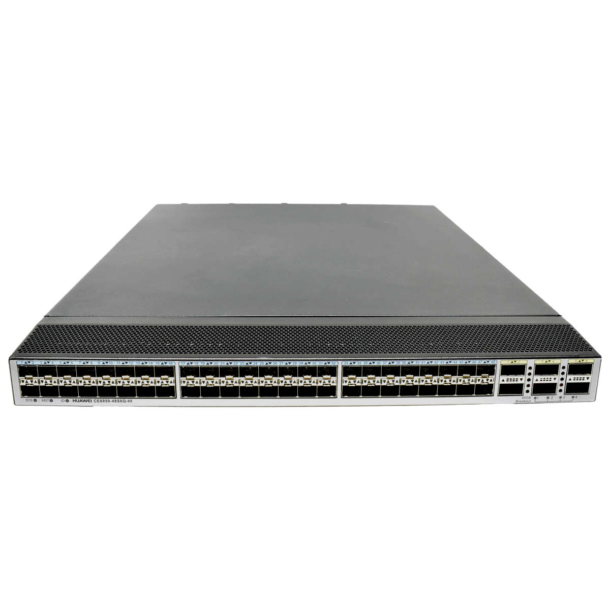 Huawei-Switch-CE6850-48S6Q-HI-48Port-10GE-SFP-6Por-003.jpg Huawei Switch CE6850-48S6Q-HI 48Port 10GE SFP+ 6Port 40GE QSFP+ Managed