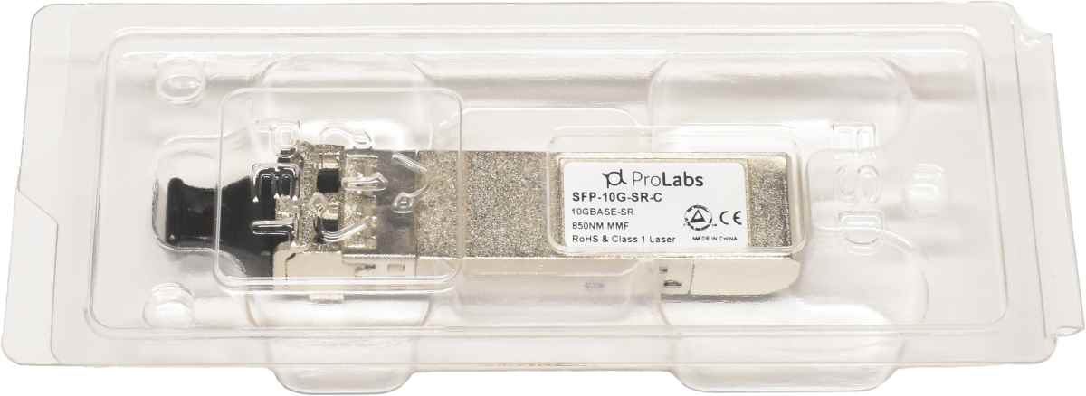 Cisco Compatible ProLabs GBIC SFP-10G-SR-C 10Gb SFP+ 850nm 300m LC Transceiver NEU Cisco Compatible ProLabs GBIC SFP-10G-SR-C 10Gb SFP+ 850nm 300m LC Transceiver NEU