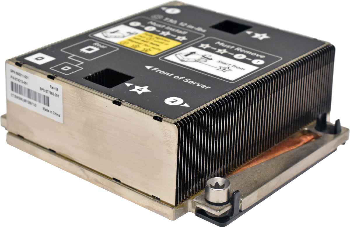 HP 874209-001 865311-001 877966-001 CPU 1 Heatsink for ProLiant BL460C G10 HP 874209-001 865311-001 877966-001 CPU 1 Heatsink for ProLiant BL460C G10