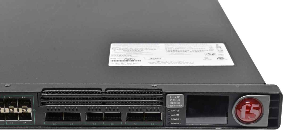 F5 Networks BIG-IP 10000 Series i10600/i10800 Local Traffic Manager 1x Intel Xeon E5-1660 v4 128GB RAM no HDD no OS