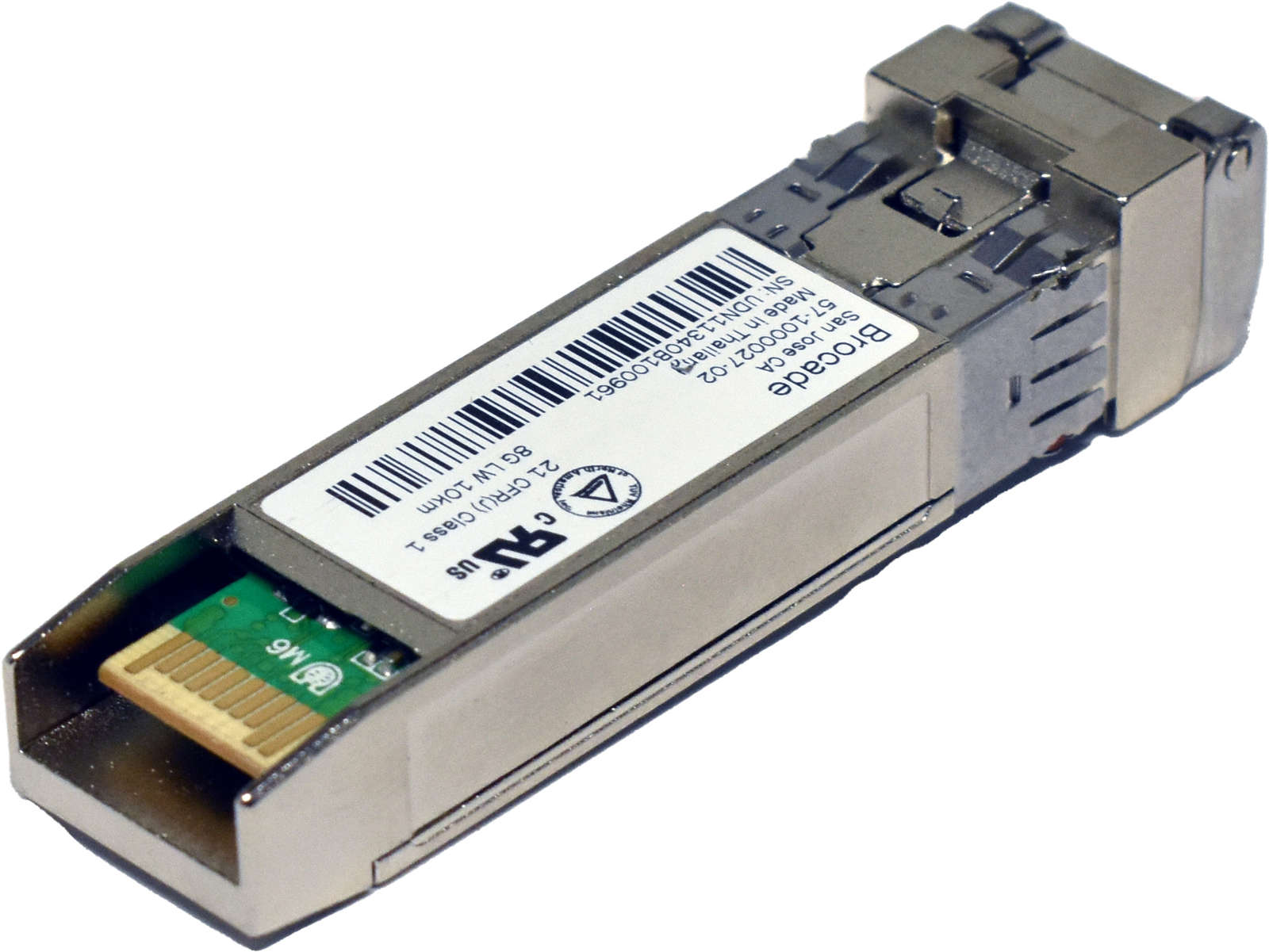 Brocade-57-1000027-02-SFP-8GB-LW-10km-1310nm-Trans-002.jpg Brocade 57-1000027-02 SFP+ 8GB LW 10km 1310nm Transceiver Module