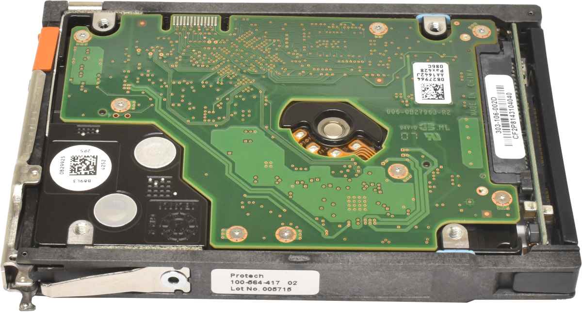 EMC HGST 600GB 2.5" 10K 6G SAS HDD Festplatte HUC109060CSS600 0B26071 mit EMC Rahmen