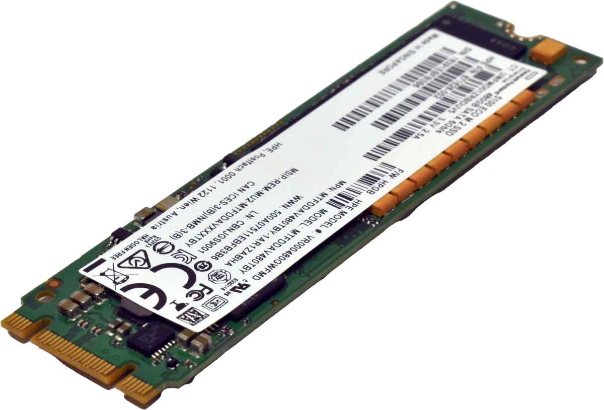 HP 5100 ECO MTFDDAV480TBY Solid State Drive (SSD) 480 GB M.2 SATA 871628-002 HP 5100 ECO MTFDDAV480TBY Solid State Drive (SSD) 480 GB M.2 SATA 871628-002