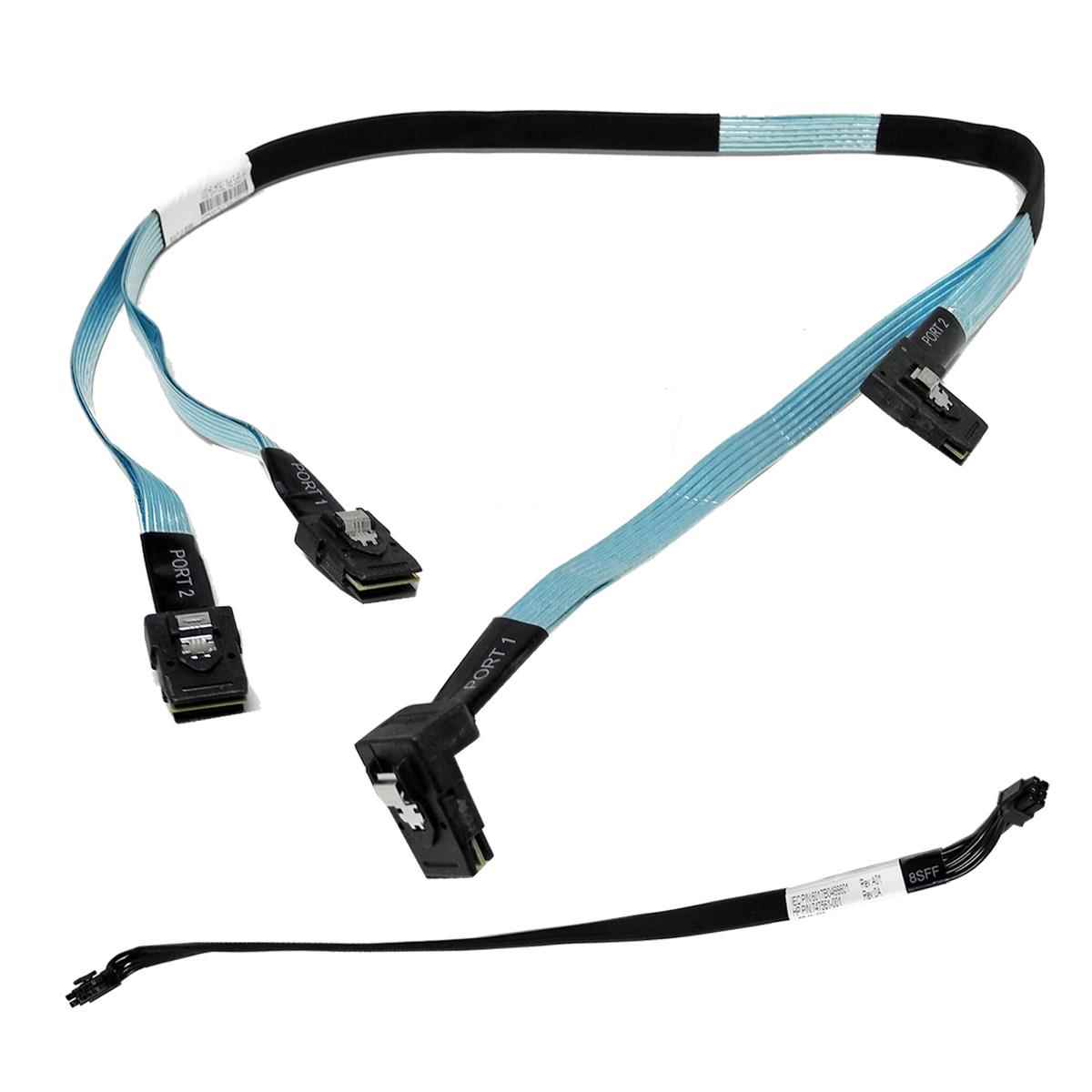 HP SAS-Backplane 8x 2,5'' DL160 G9 DL360p G9 G10 780428-001 743454-001 + Kabel