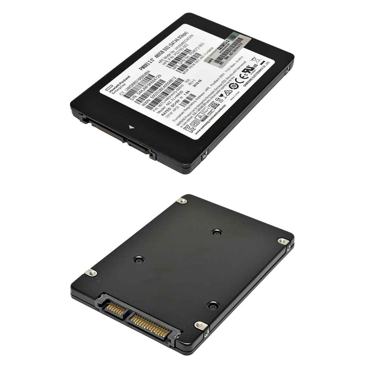 HP Samsung PM883 480GB 2.5“ 6Gbps SATA SSD MZ-7LH4800 P02760-002 P04573-003 HP Samsung PM883 480GB 2.5“ 6Gbps SATA SSD MZ-7LH4800 P02760-002 P04573-003