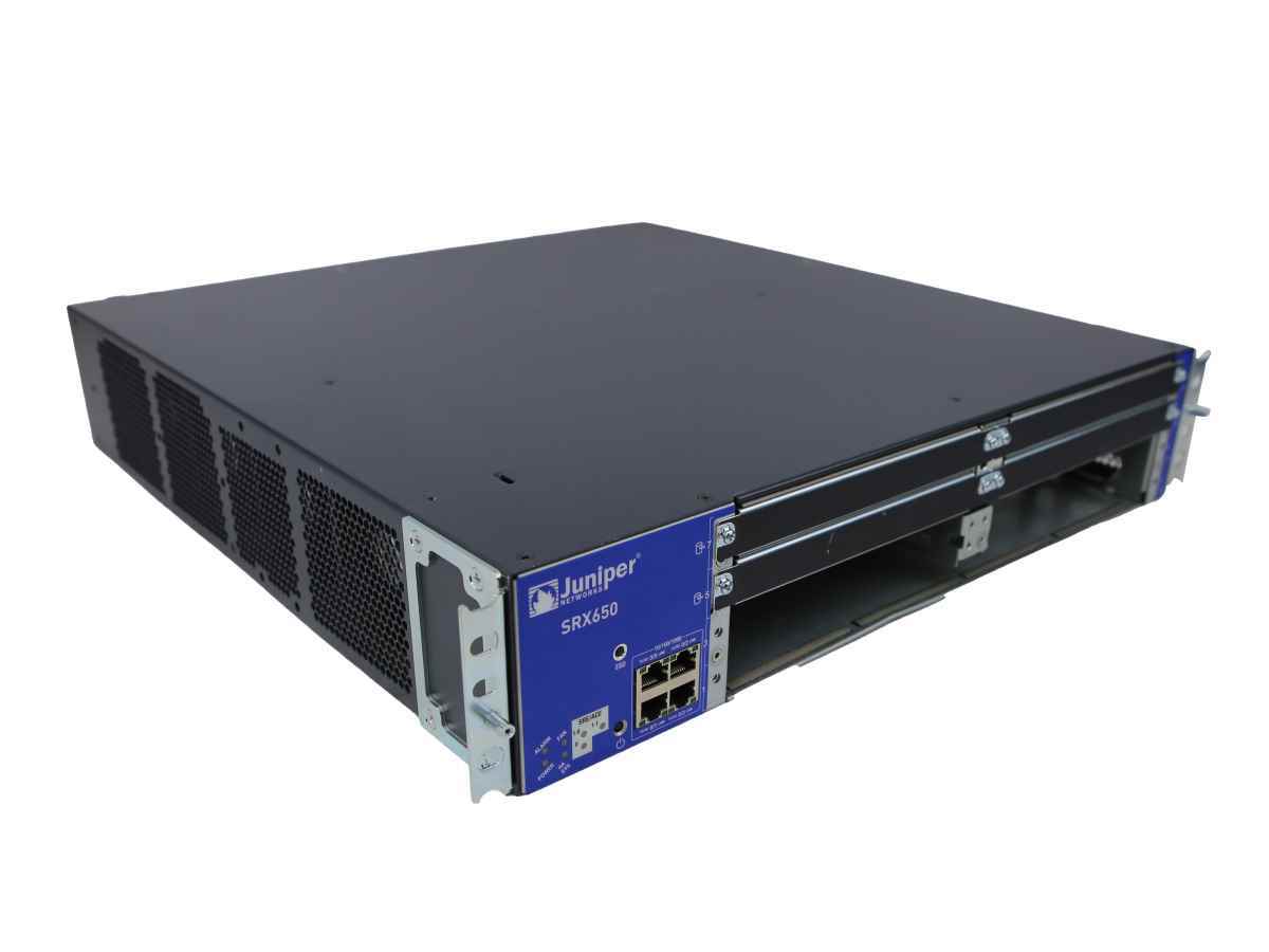 Juniper SRX650 4-Port GE Gateway Firewall Dual-PSU + Module SRE 6