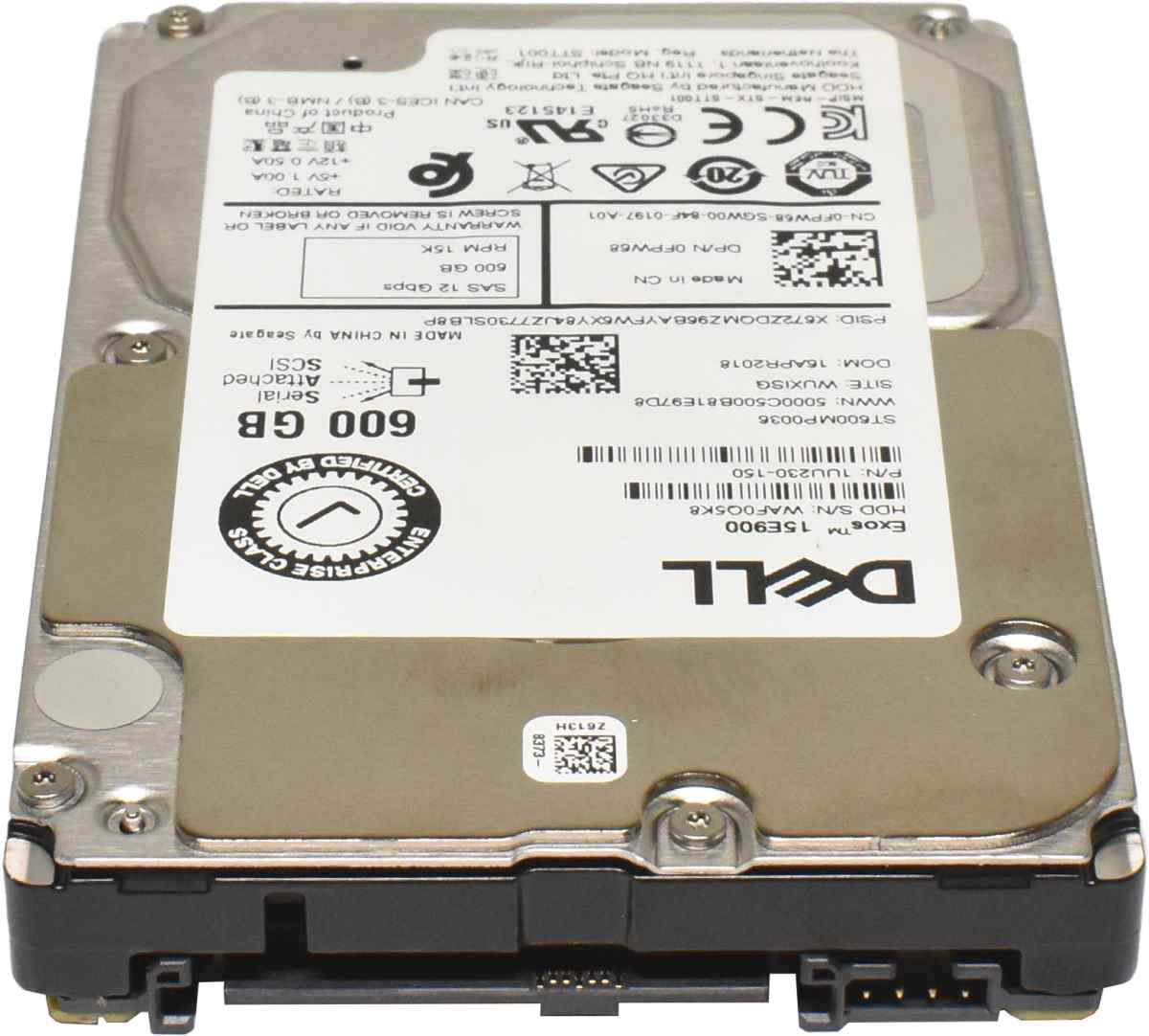 Dell 600GB Festplatte 2.5 Zoll SAS 12Gbps RPM 15K ST600MP0036 0FPW68
