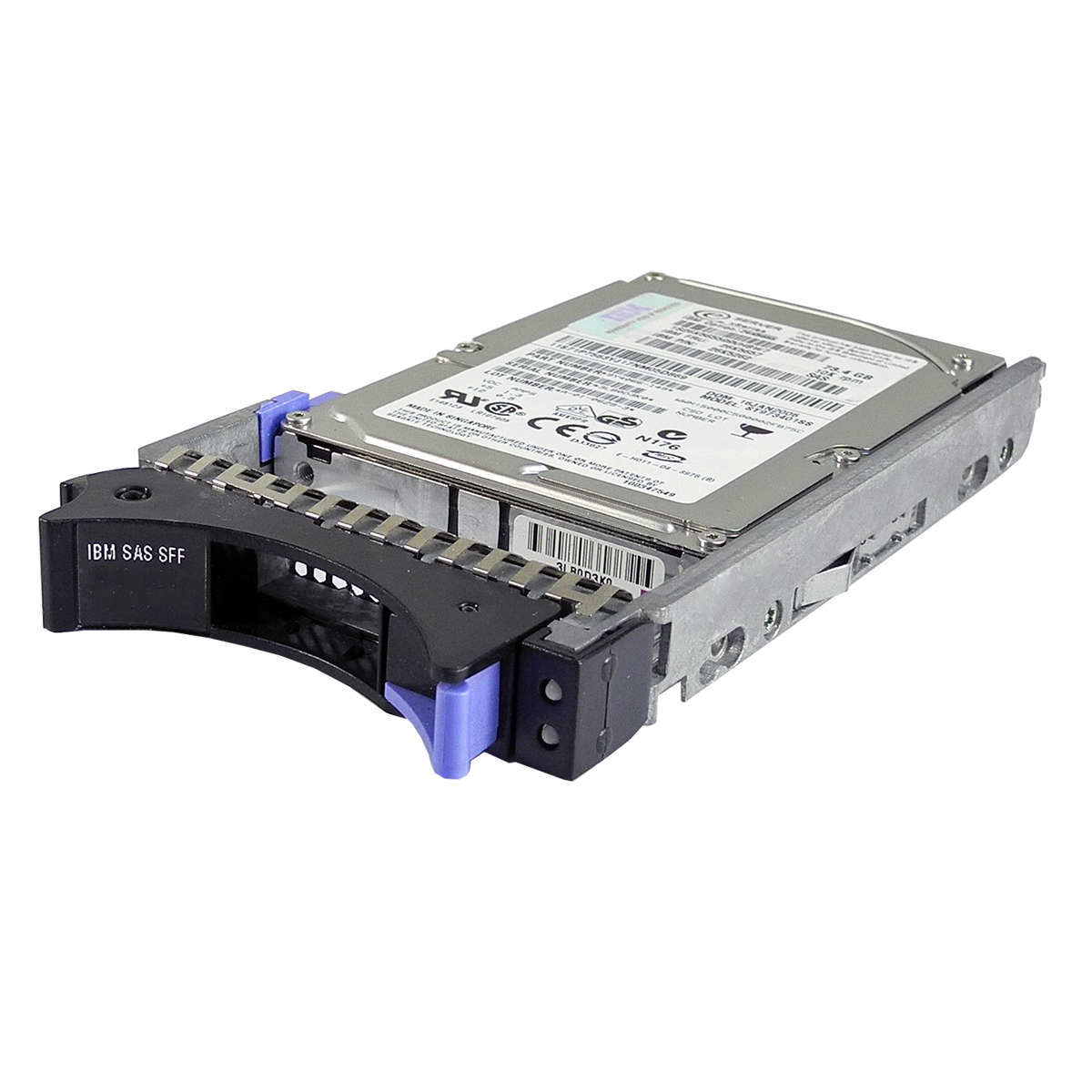 IBM-146GB-2-5-15k-SAS-HDD-HotSwap-Festplatte-00E61-001.jpg IBM 146GB 2.5" 15k SAS HDD HotSwap Festplatte 00E6169 mit Rahmen