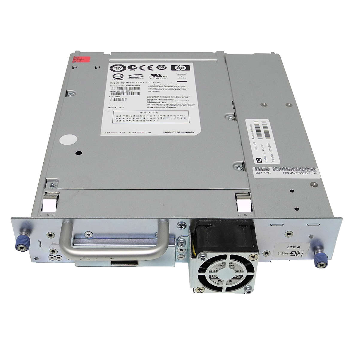 HP-AK383A-LTO-4-BRSLA-0703-DC-Tape-Drive-Bandlaufw-001.jpg HP AK383A LTO-4 BRSLA-0703-DC Tape Drive / Bandlaufwerk EB668C#103 467729-001