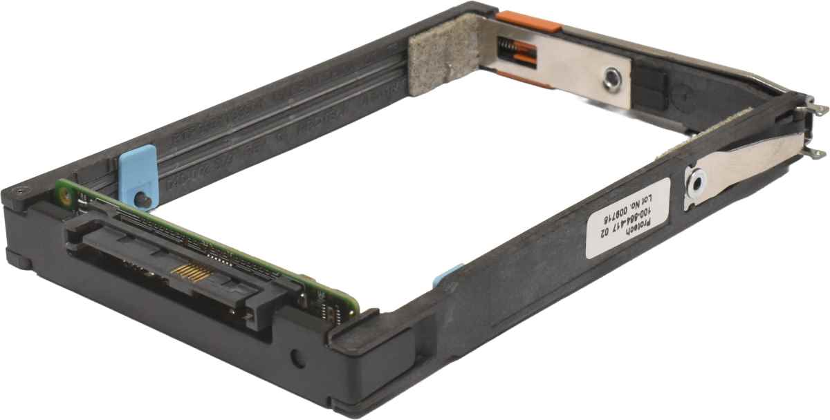 EMC 100-564-417 2.5" 7.68TB HDD Caddy mit SAS/SATA Interposer 303-287-004D-00 EMC VNX