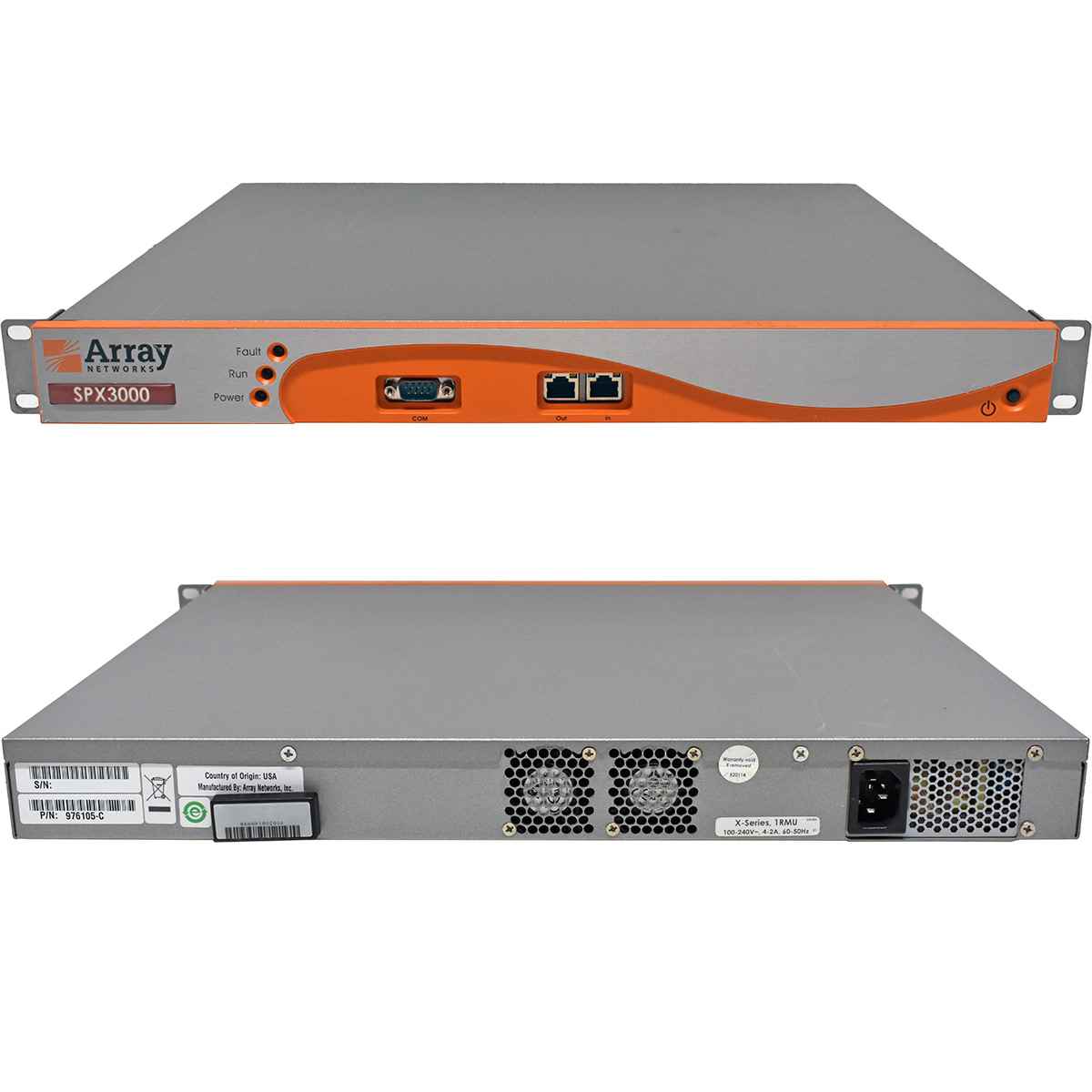 Array Networks SPX3000 976105-C Universal Access Controller + Rack Ears