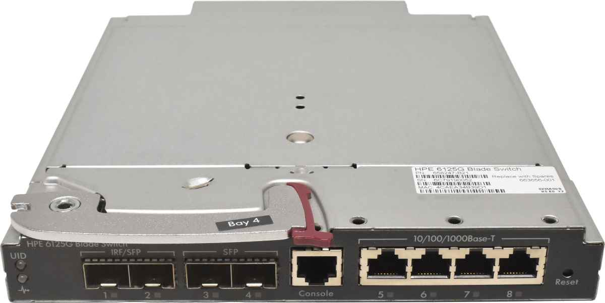 HP 6125G Blade Switch Modul 658247-B21 8-Port GE für BladeSystem c3000 c7000