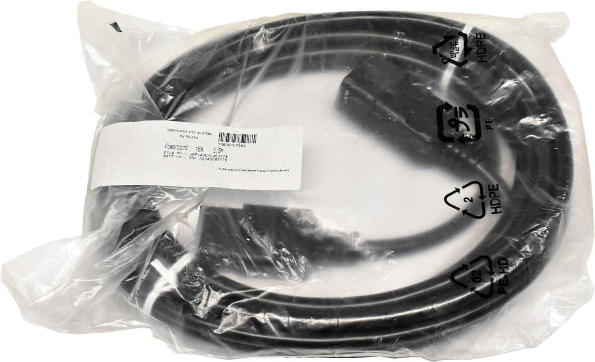 Fujitsu 3,5m Netzkabel-Verlängerung C20 C13 A3C40063776 NEW NEU Fujitsu 3,5m Netzkabel-Verlängerung C20 C13 A3C40063776 NEW NEU