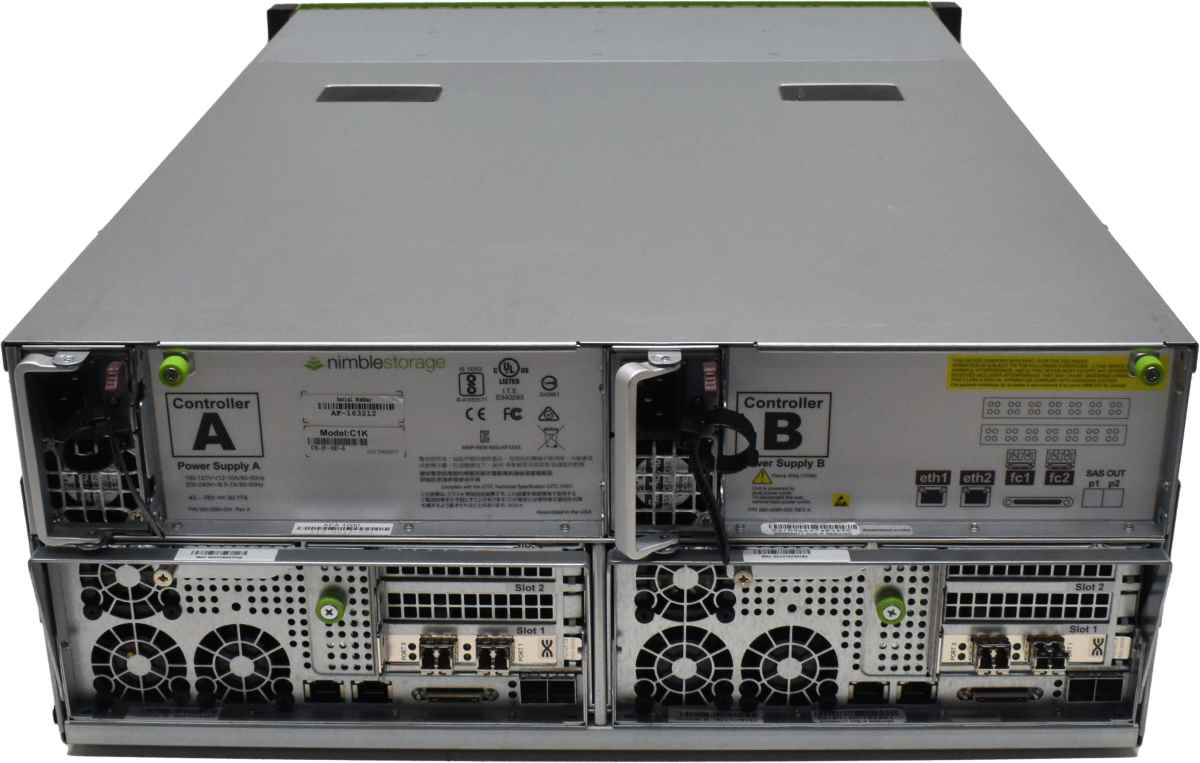 HPE Nimble C1K-2F-126T-G X10DRS-4U Storage Q8B51A Expansion Shelf 252TB HDD 3,84GB SSD