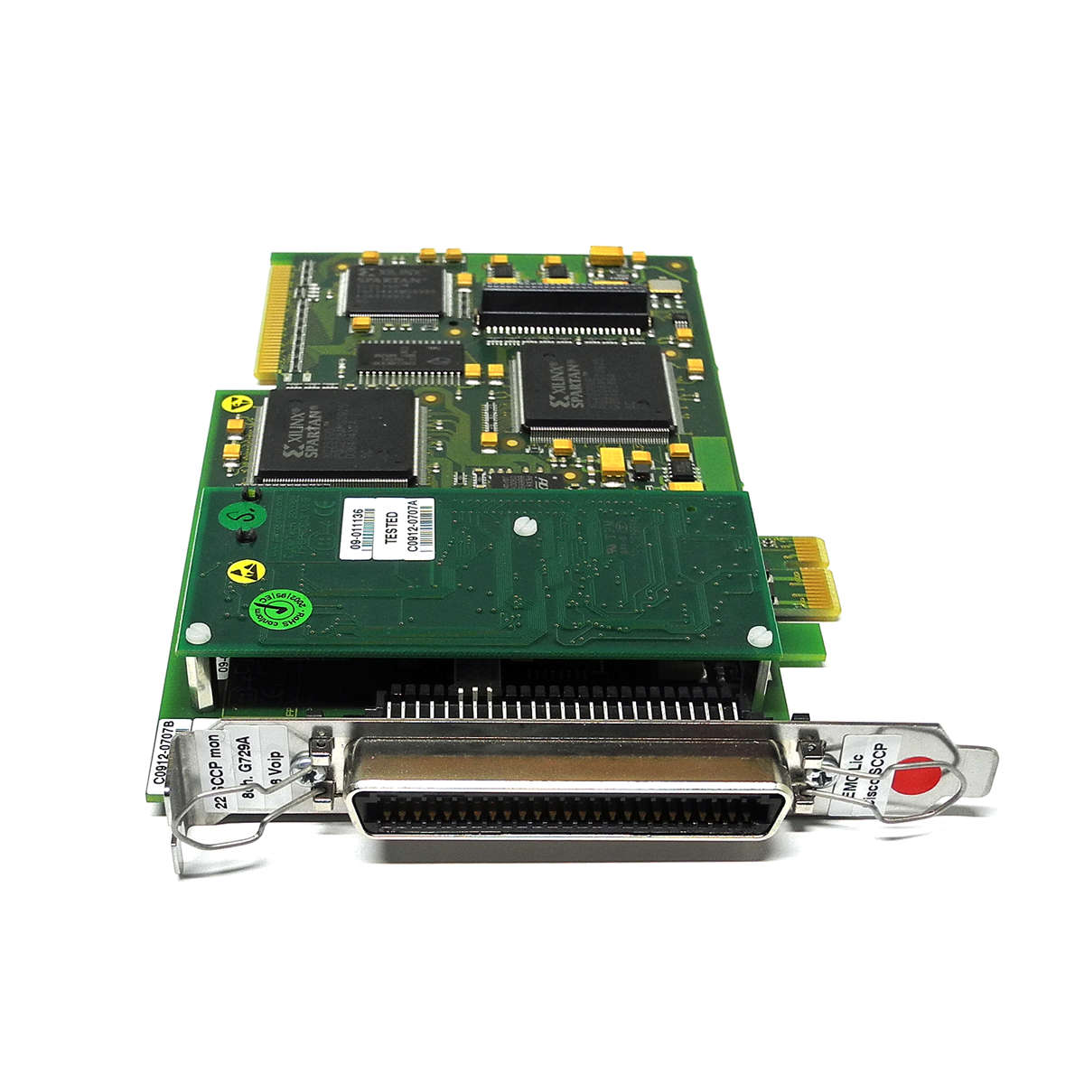 CyberTech-Parrot-DSC-20H402-MSPEB10-V-1-0-PCIe-x1-003.jpg CyberTech Parrot-DSC 20H402 MSPEB10 V 1.0 PCIe x1 Telefony Interface Card