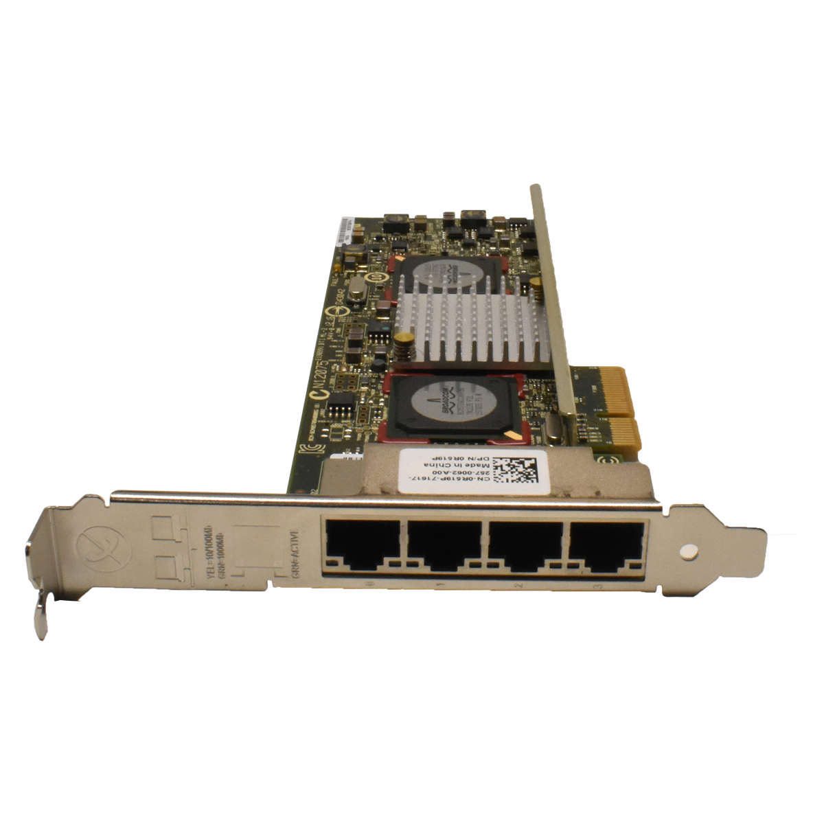 Dell-0R519P-0P736R-BroadCom-NetXtreme-II-4-Port-Gi-001.jpg Dell 0R519P 0P736R BroadCom NetXtreme II 4-Port Gigabit Ethernet PCIe x4 Netzwerkkarte