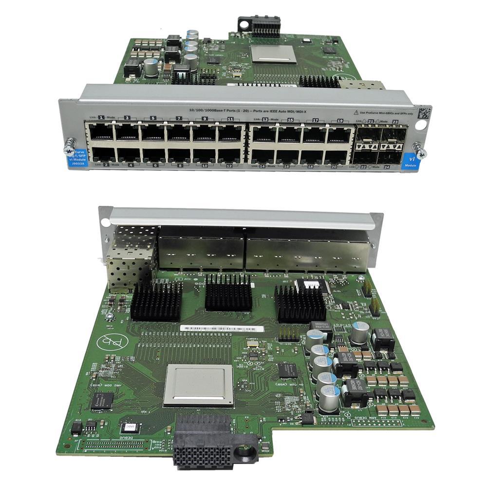 HP ProCurve J9033A 24-Port Gig-T/SFP Gigabit Switch Module für vl Series HP ProCurve J9033A 24-Port Gig-T/SFP Gigabit Switch Module für vl Series