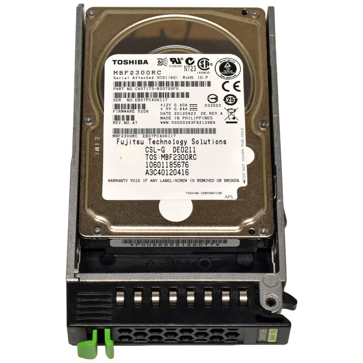 Fujitsu-Toshiba-300GB-2-5-10K-6G-SAS-HDD-MBF2300RC-003.jpg Fujitsu Toshiba 300GB 2.5" 10K 6G SAS HDD MBF2300RC A3C40120416 +Caddy A3C40101974