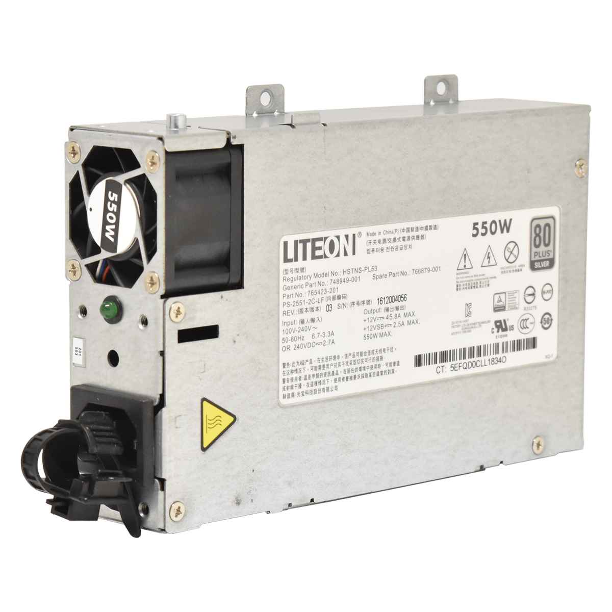 HP HSTNS-PL53 Power Supply 765423-201 766879-001 550W HP HSTNS-PL53 Power Supply 765423-201 766879-001 550W