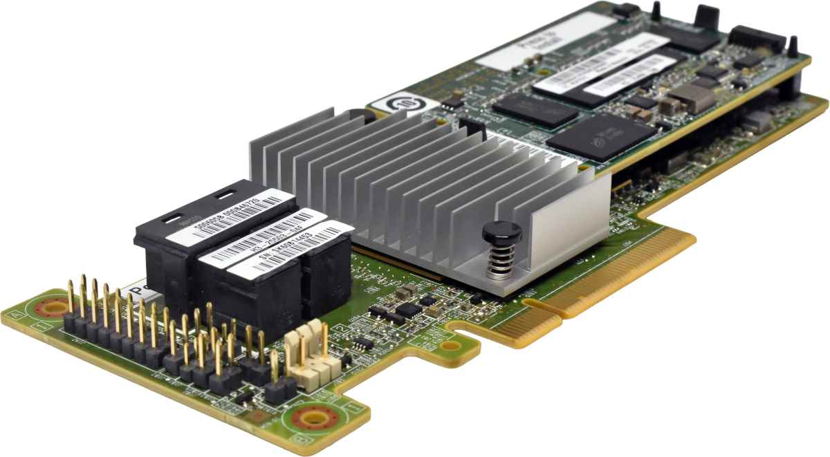 IBM ServeRAID M5210 12G RAID Controller 46C9111 +SAS Cable +Cache +BBU