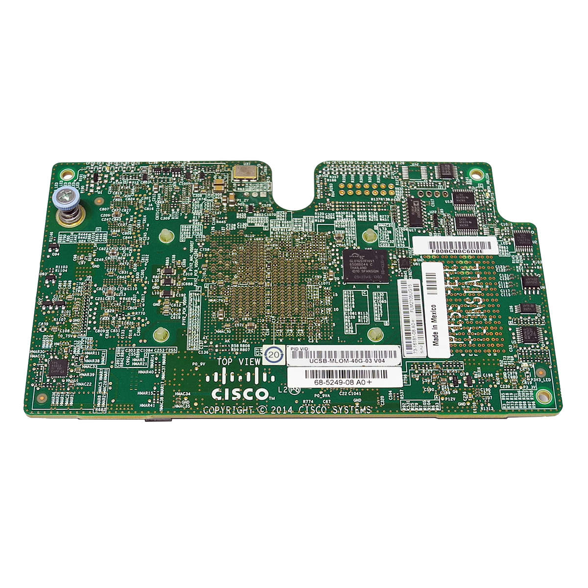 Cisco-UCS-Virtual-Interface-Card-1340-UCSB-MLOM-40-003.jpg Cisco UCS Virtual Interface Card 1340 UCSB-MLOM-40G-03 40GbE Network Adapter