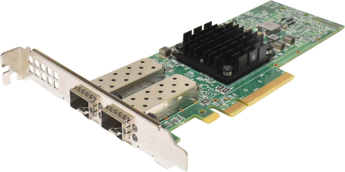 Broadcom BCM957414A4142CC Dual-Port SFP28 25G Netzwerkkarte PCle x8 FP Broadcom BCM957414A4142CC Dual-Port SFP28 25G Netzwerkkarte PCle x8 FP