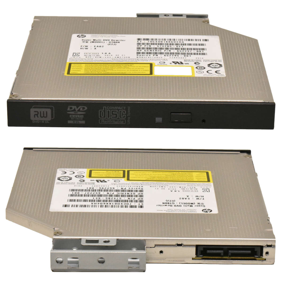 HP-GT80N-Super-Multi-DVD-Rewriter-HP-SATA-Cable-DL-005.jpg HP GT80N Super Multi DVD Rewriter + HP SATA Cable DL380E DL380P G8 HP P/N 574285-6E1 SP#652295-001