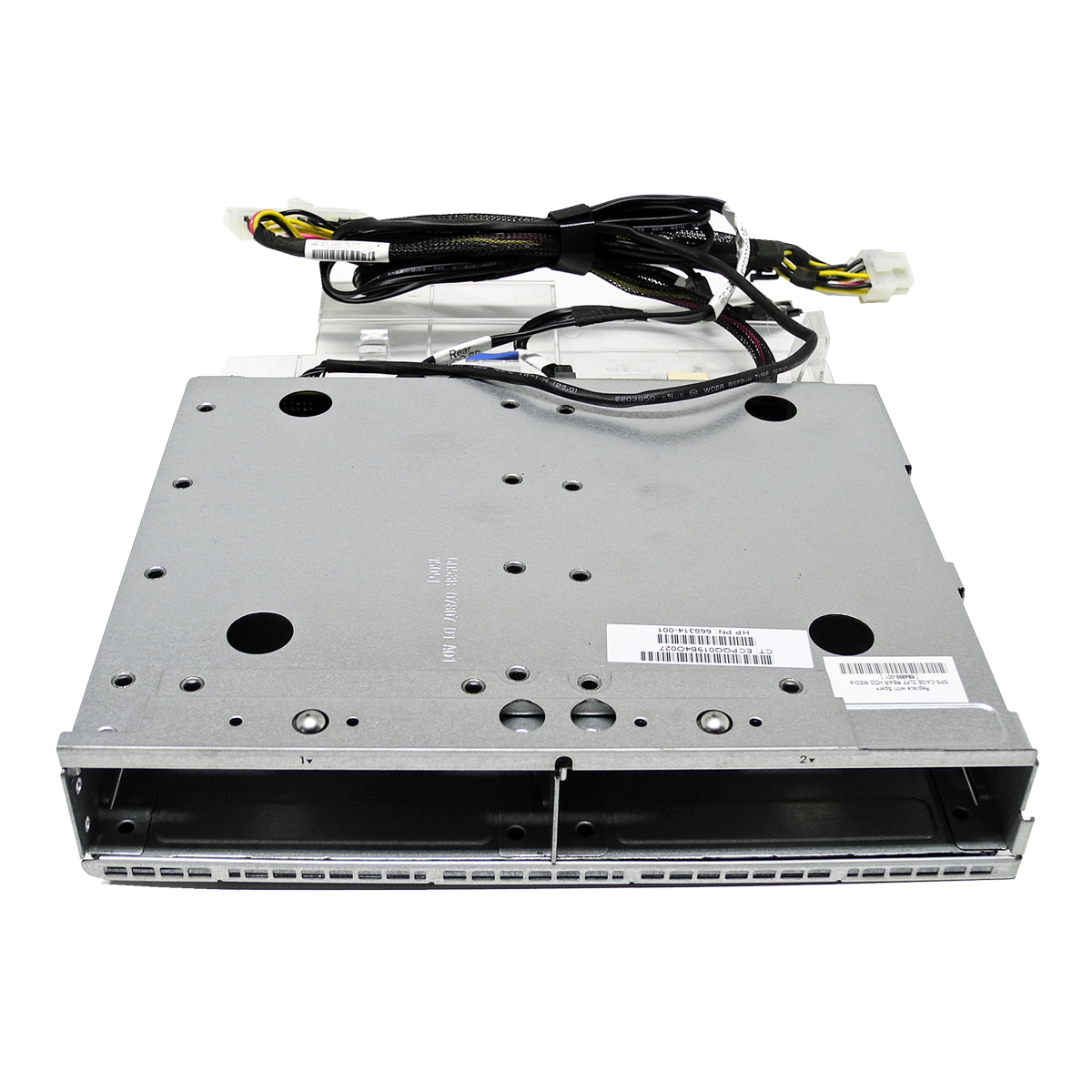 HP ProLiant DL380e G8 HDD Rear Cage 2 x 3.5” 668314-001 684899-001 + Kabel Set
