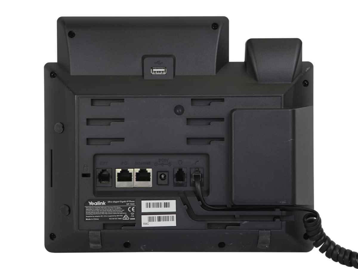 Yealink SIP-T46G Ultra-Elegant Gigabit IP Phone Handset without Stand INF