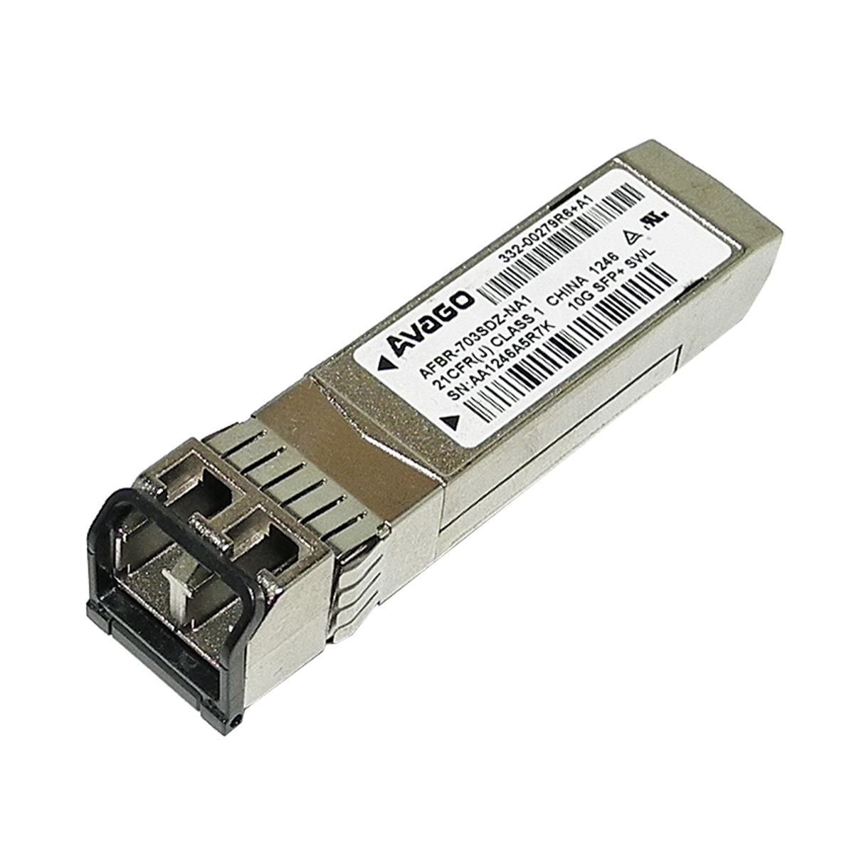 AVAGO NetApp AFBR-703SDZ-NA1 10 Gb FC SFP+ SW 850 nm Transceiver 332-00279R6+A1 AVAGO NetApp AFBR-703SDZ-NA1 10 Gb FC SFP+ SW 850 nm Transceiver 332-00279R6+A1