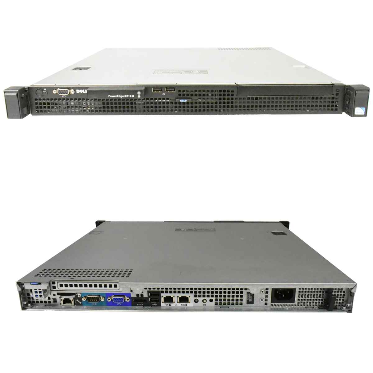 Dell PowerEdge R210 Server 1x X3450 QC 2.66GHz 8GB RAM 500GB SATA HDD Bezel Dell PowerEdge R210 II Server 1x i3-3220 3.30GHz 8GB RAM PC3