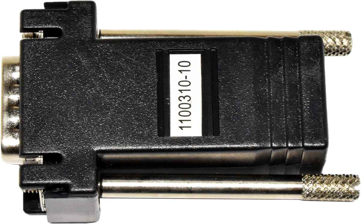 Perle IOLAN SCSC DBA0021C 04007050 1100310-10 DTE Adapter with SUN/Cisco pinout DB-9M - RJ-45F