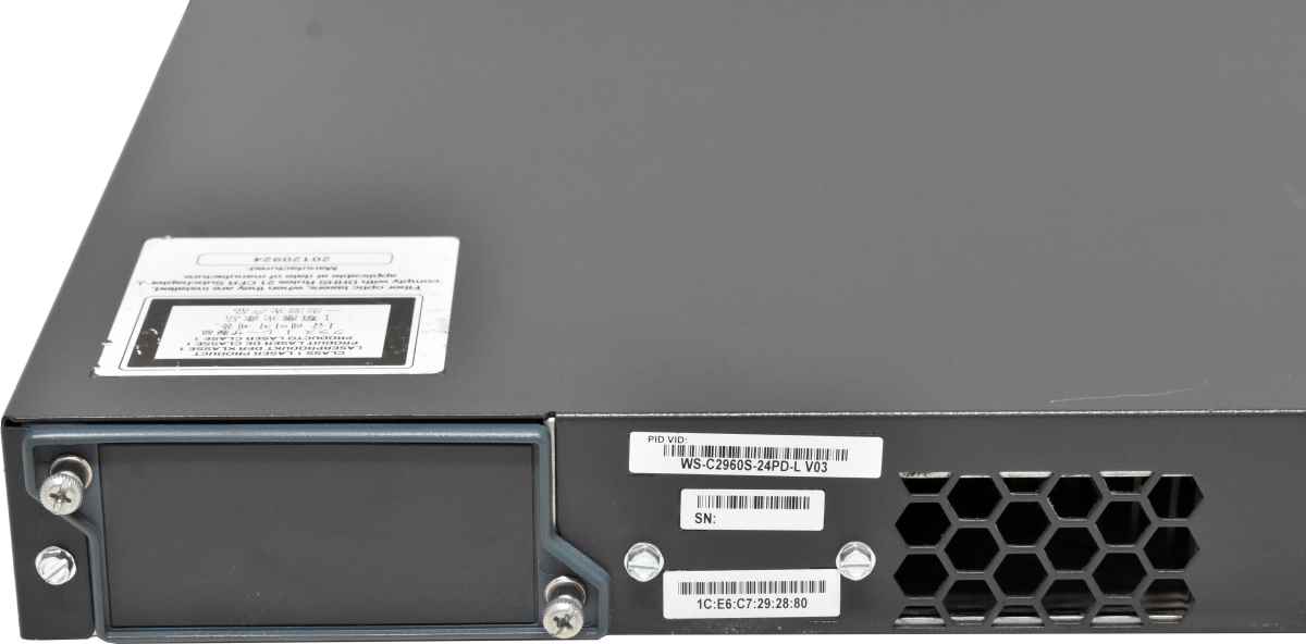 Cisco Catalyst WS-C2960S-24PD-L 24-Port PoE RJ-45 GE Switch 2x SFP+