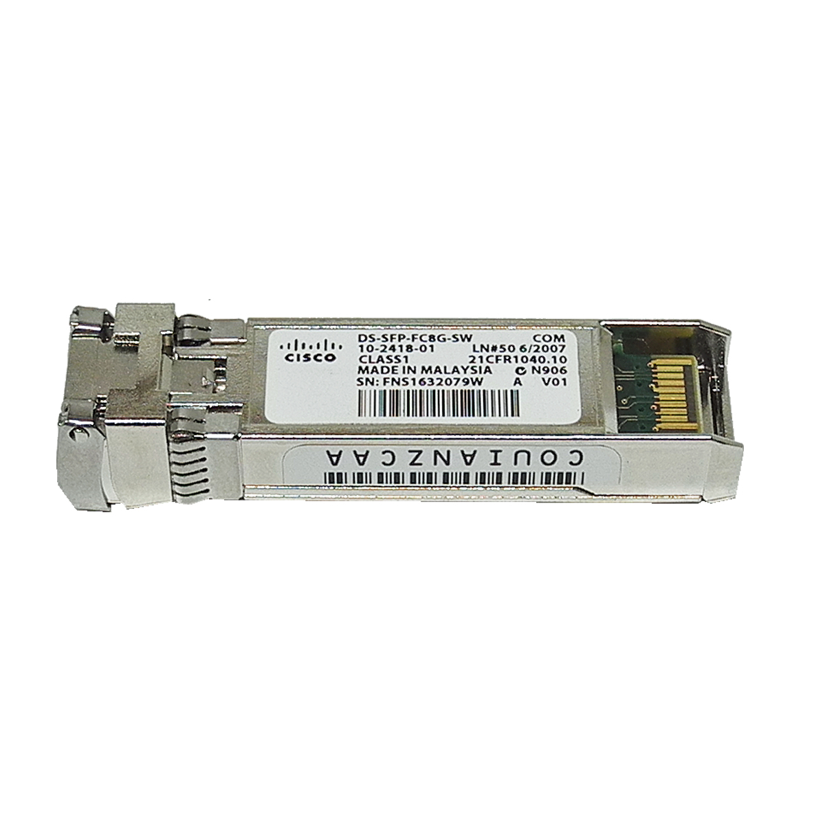 Original Cisco DS-SFP-FC8G-SW SFP+ 1000Base-SX 8GB Transceiver 10-2418-01 10-2418-02