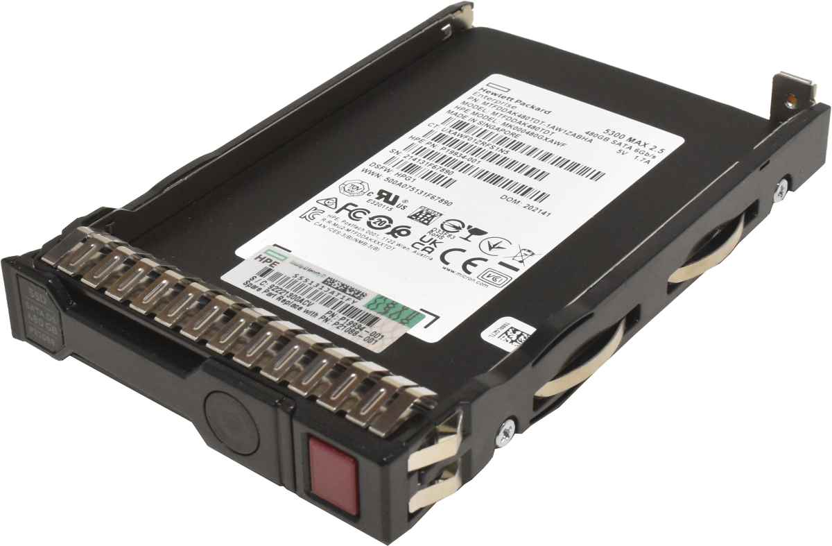 Micron HPE 5300 MAX 2.5" 480GB SATA 6Gb SSD MTFDDAK480GXAWF P21088-001
