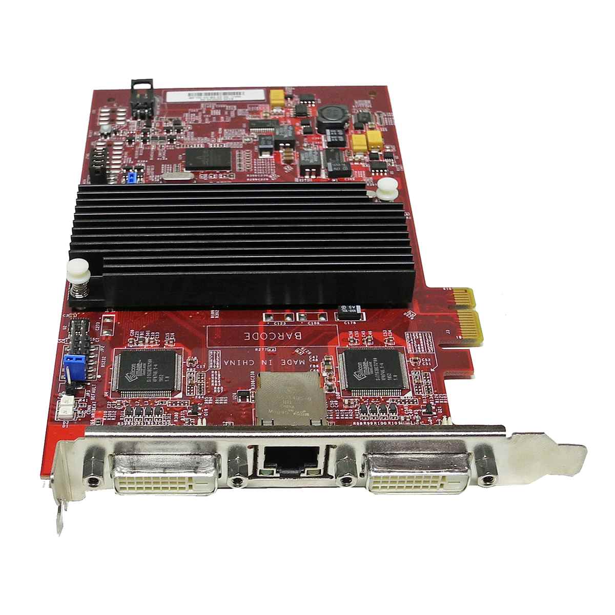 DELL FX100 1x RJ45 2x DVI Ports PCIe x1 Remote Management Card Precision R5500 T5600 0WHKJK DELL FX100 1x RJ45 2x DVI Ports PCIe x1 Remote Management Card Precision R5500 T5600 0WHKJK