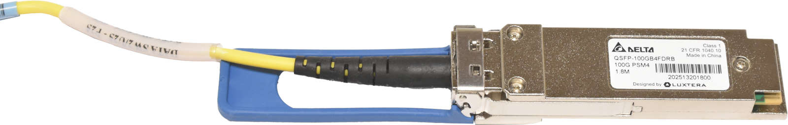 Delta QSFP-100GB4FDRB 1.8m 100G PSM4 QSFP+ auf 4x 25G duplex LC Cable